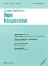 Current Opinion in Organ Transplantation雜志封面